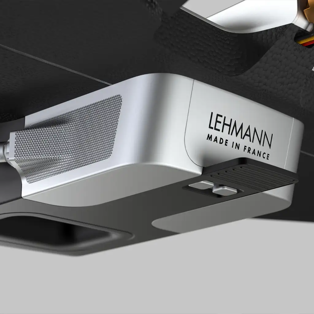 Detail of a Lehmann payload module mounted under a flying-wing airframe